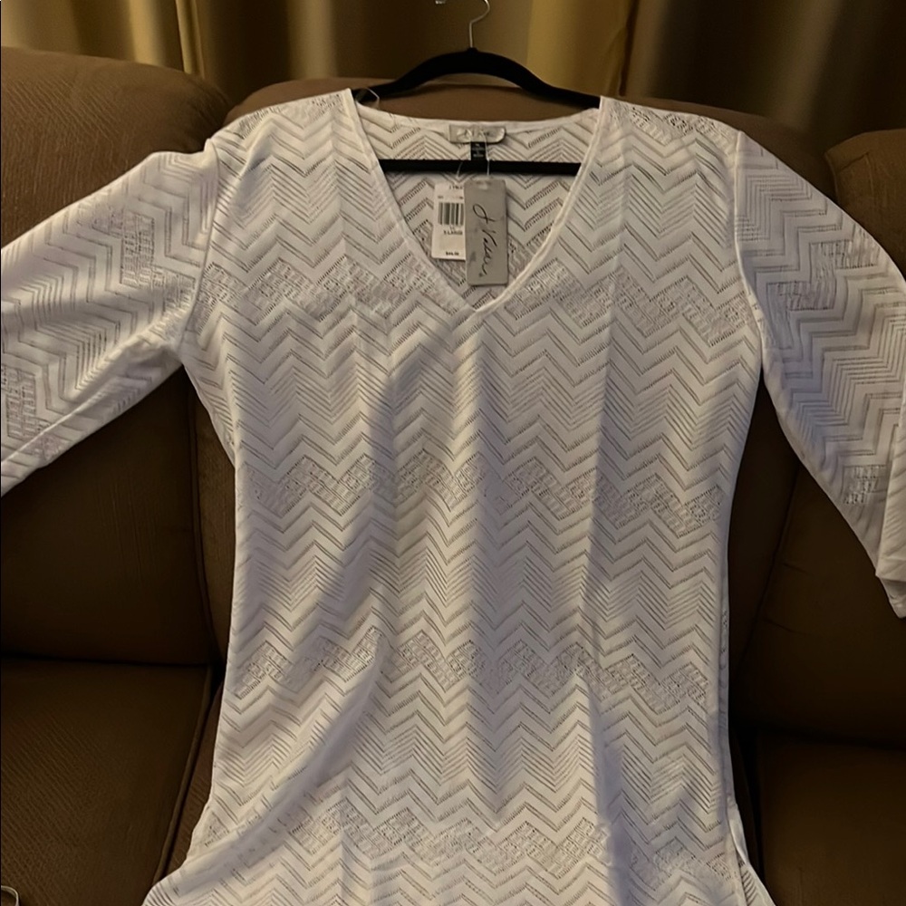 White J Valdi swim coverup xl